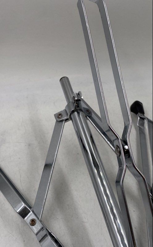 Single-Braced Legs Adjustable Chrome Tripod Foldable Drum Cymbal Stand