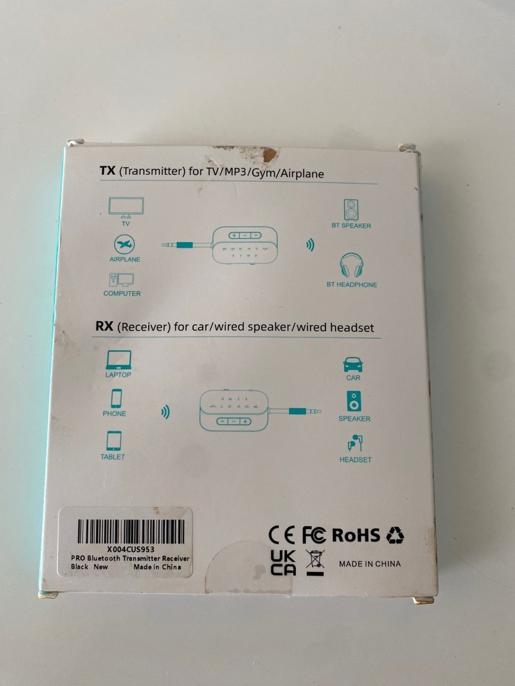 Wireless Audio Receiver Transmitter B101 PRO 2-in-1 Bluetooth 5.4 (NEW OPEN BOX)