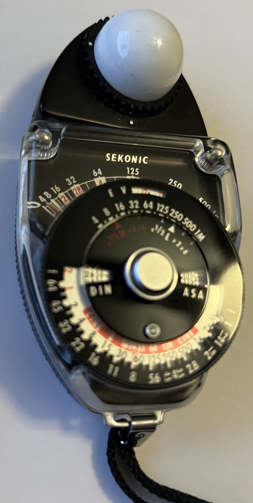 ✅ SEKONIC STUDIO DELUXE L-28c LIGHT METER EXPOSURE *IN GREAT SHAPE*