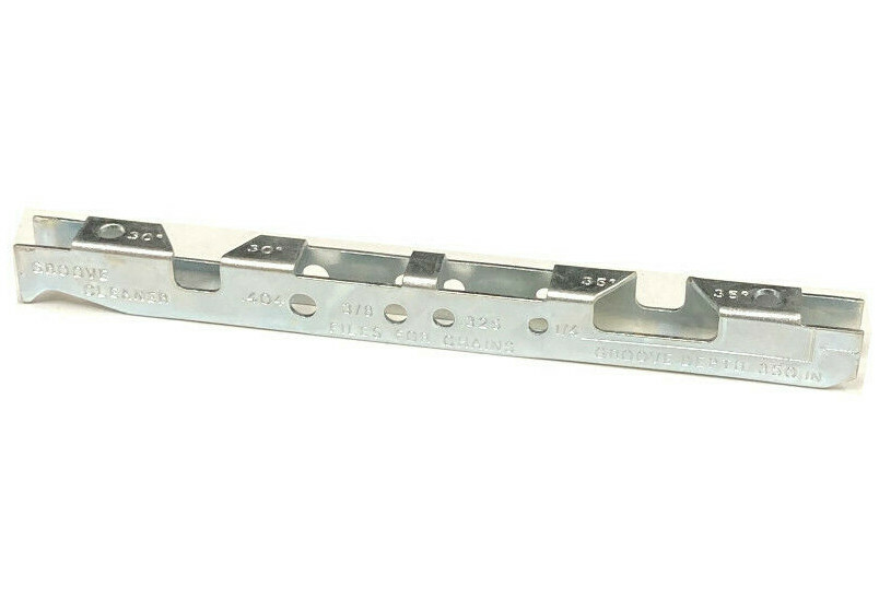 Universal Chainsaw Chain Depth Gauge File Guide Tools & Guide Bar Groove Cleaner