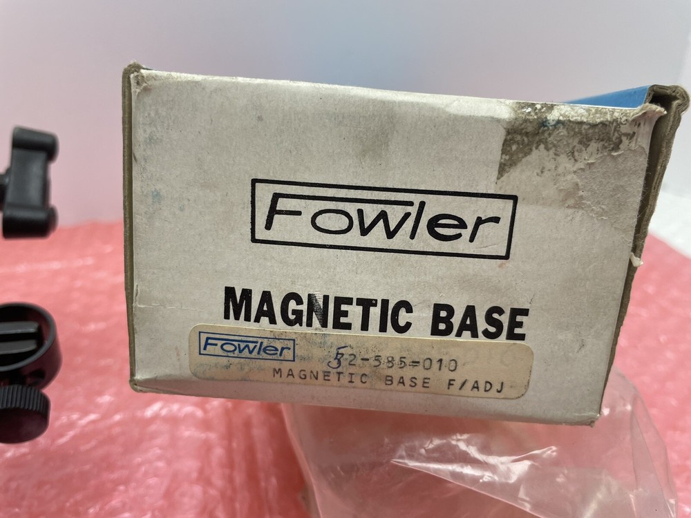 FOWLER MAGNETIC BASE 52-585-010 F/ADJ ADJUSTABLE IN BOX