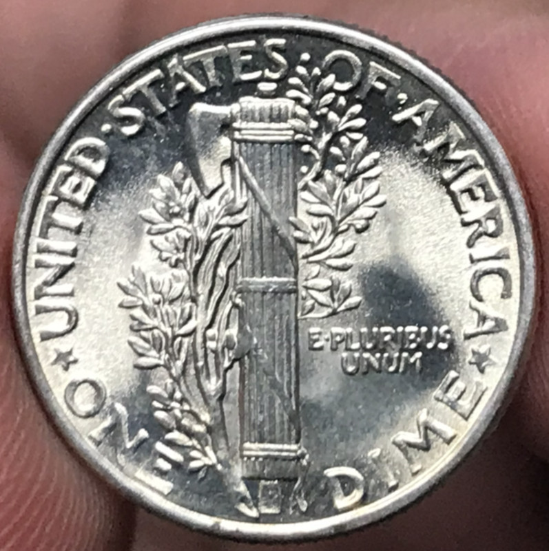 1940 10C Silver Mercury Dime Uncirculated