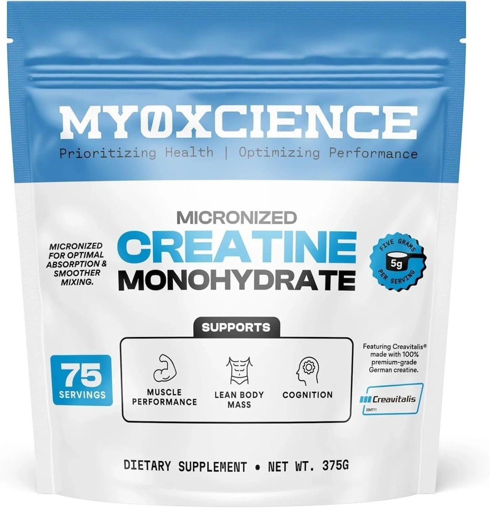 MYOXCIENCE Micronized Creatine Monohydrate Creavitalis 300g Unflavored