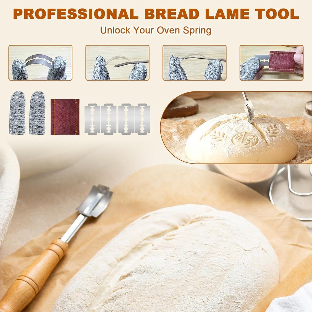 Sourdough Starter Kit Bread Baking Supplies Beginner Gift Set
