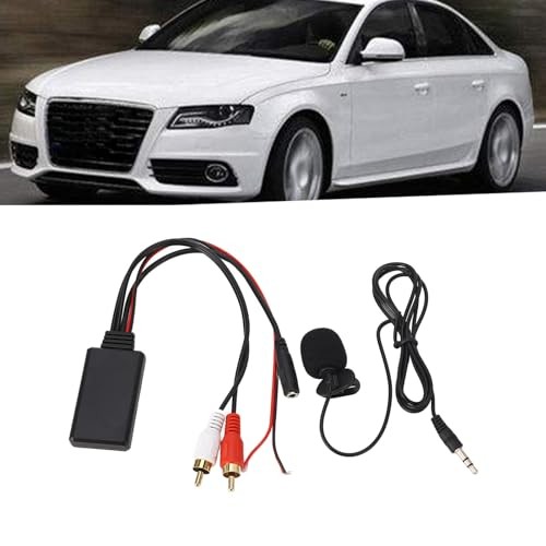 Bluetooth AUX Module with Dual Cable Adapter and Built-in Hands-Free