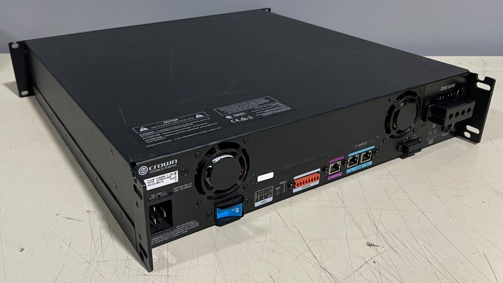 Crown Drivecore Install DCi 2|2400N Power Amplifier with BLU link