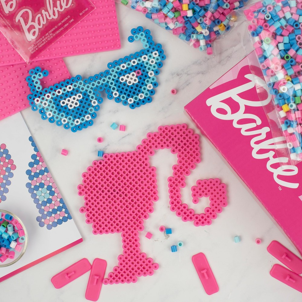 Barbie Perler Bead Craft Kit 4000 Beads 9 Iconic Patterns Educational Fun