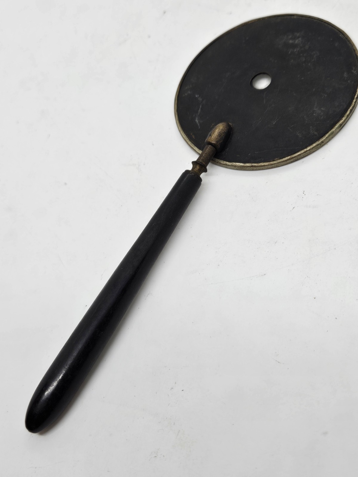 Antique 19th C. Surgeon Doctor's Opthamology Hand Held Mirror Reflector Tool