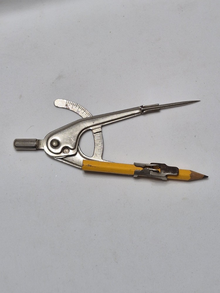 Vintage Eagle Pencil Co New York Compass Drafting Tool