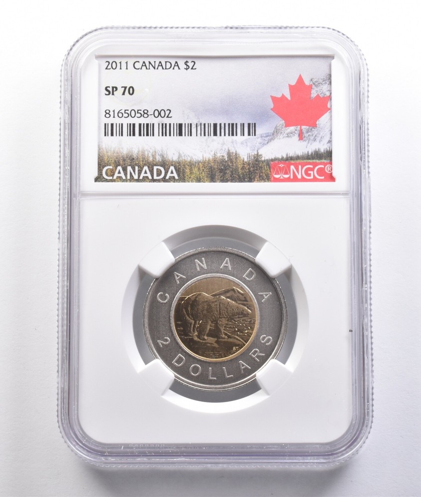 2011 Canada 2 Dollars SP70 NGC *6911