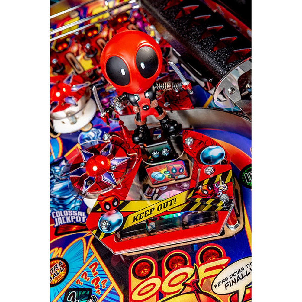 Stern Deadpool Premium Pinball Machine with Installed Shaker Motor