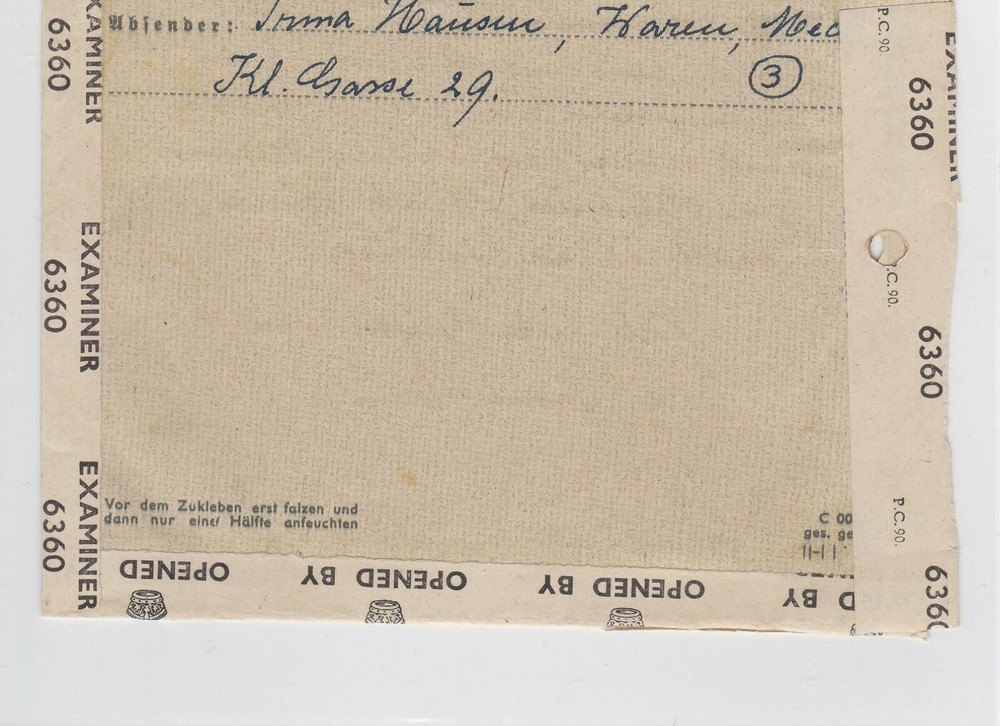 German Postal History Stamps Cover Ref: R4592