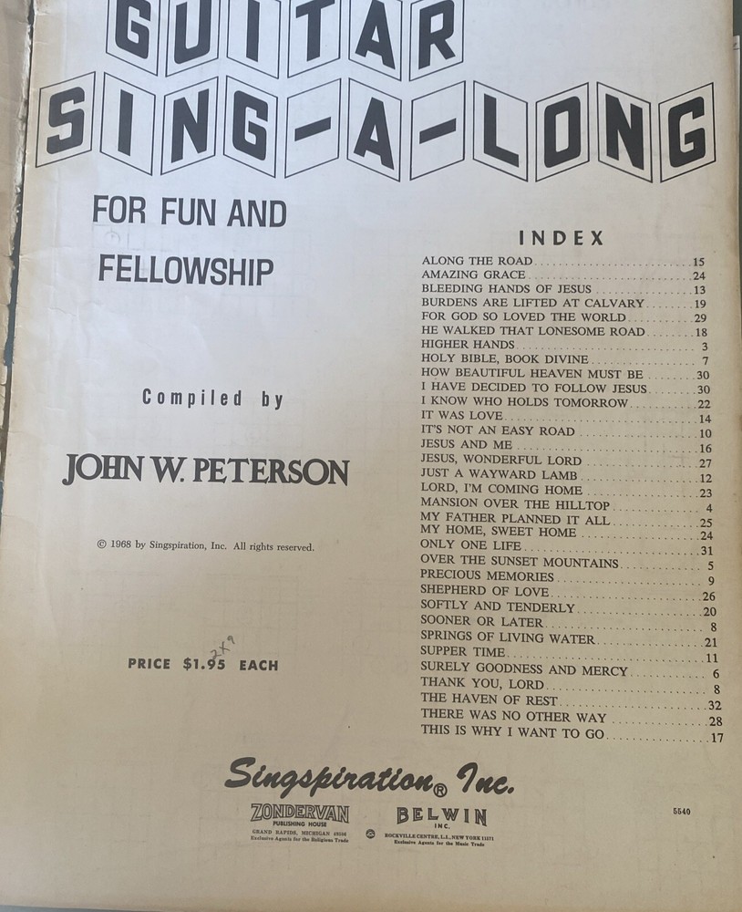 Guitar Sing Along