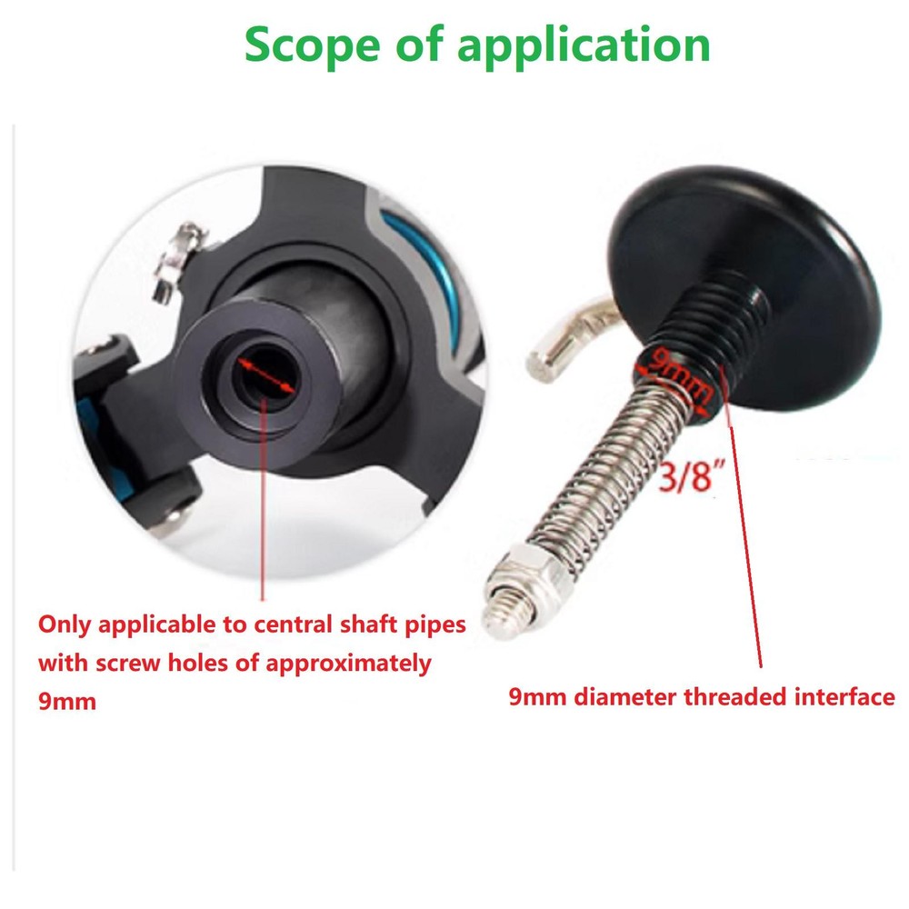 Stainless steel 3/8 interface Tripod Center Tripod Hook For Camera Tripod E