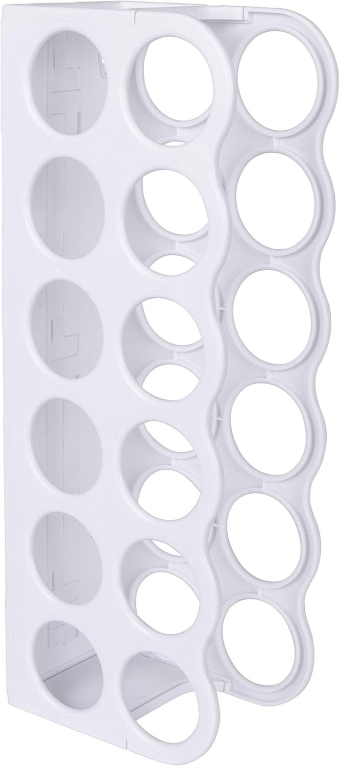 ArtBin 6864AS Vinyl Storage Rack, Stores 12 Vinyl Rolls, White