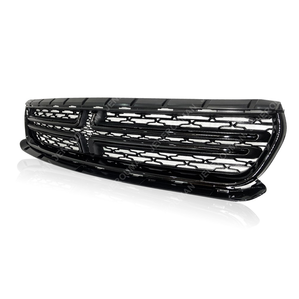 Black Grille For 2015-2023 Dodge Charger SE SXT GT RT Front Bumper Upper Grill