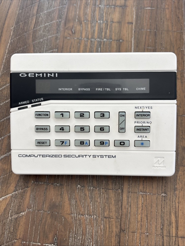 Napco Gemini Alert Security System Control Panel Keypad Security GEM-RP3DGTL