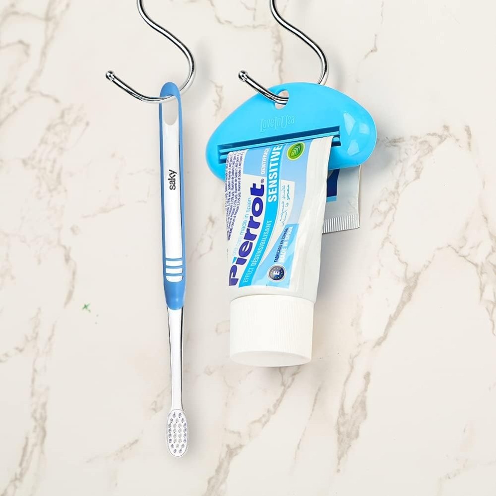 Hanging Toothpaste Tube Squeezer Roller Dispenser Clip Holder 4 Pack