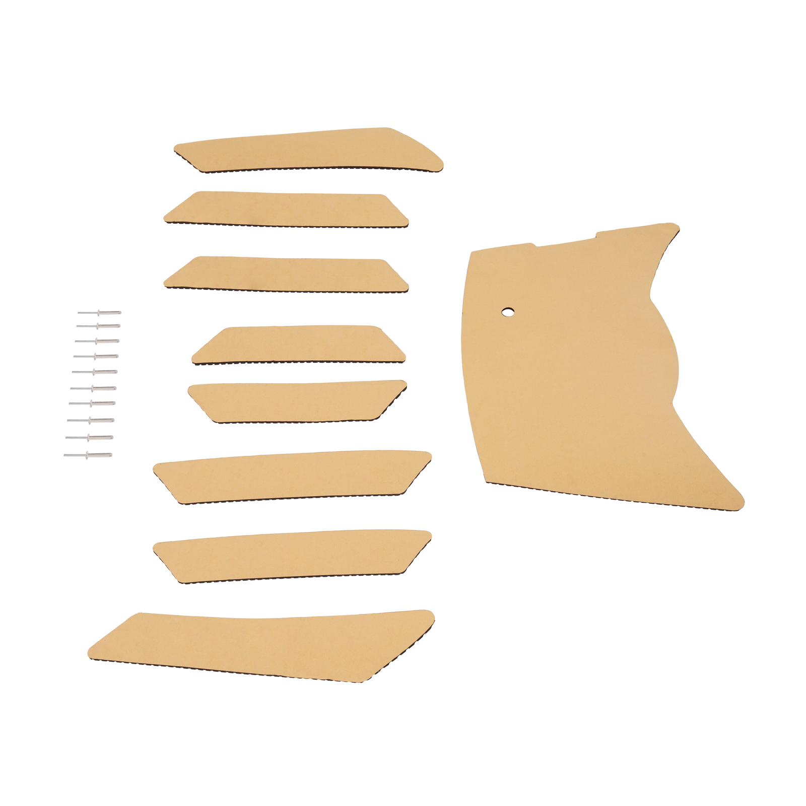 Black Plastic EVA Traction Mats Foot Pads For Yamaha VX VX1100 Cruiser 2005-2009