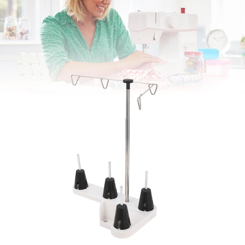 Thread Roll Holder Thread Spool Holder Stand Sewing Thread Stand with 4 Spools