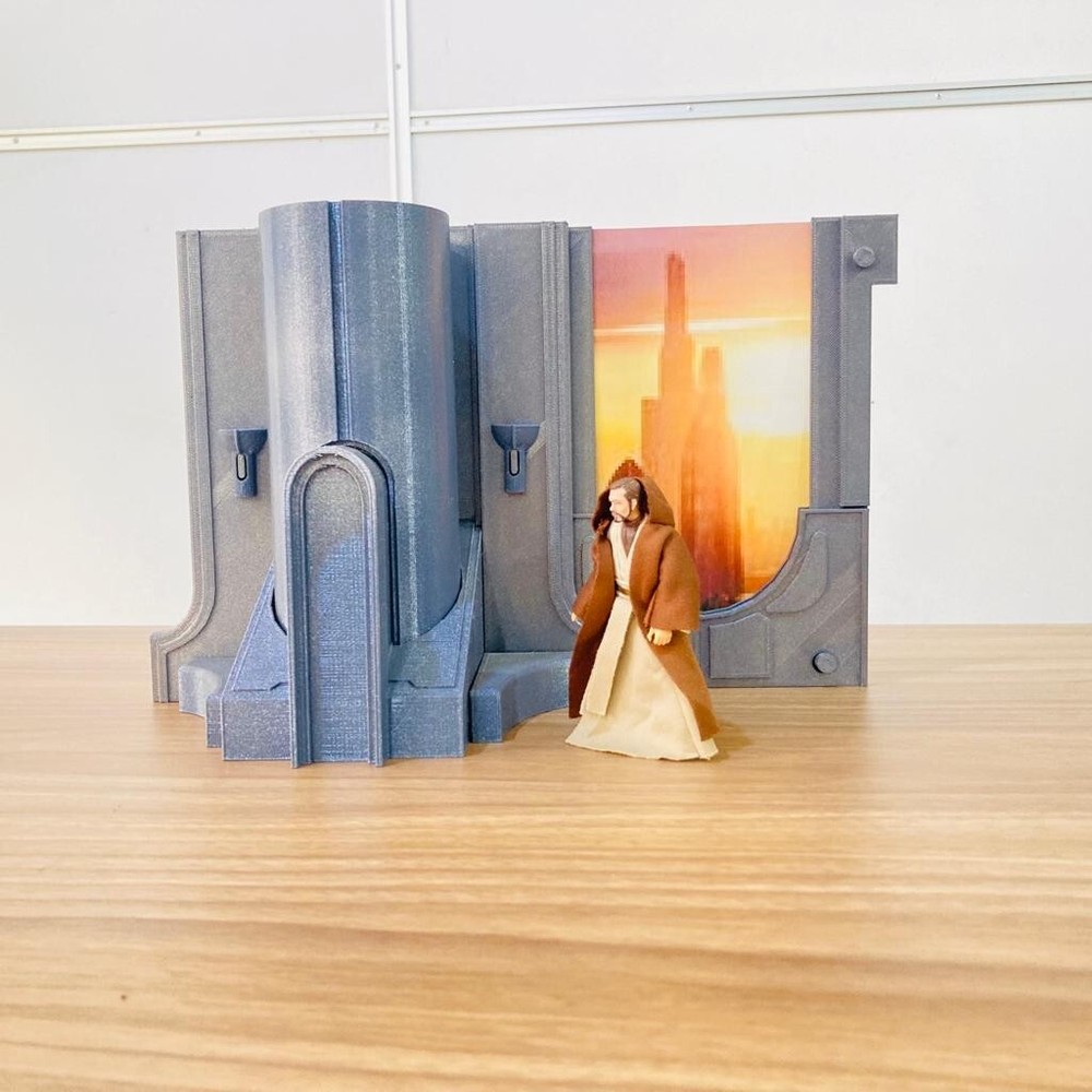 Jedi Temple Corridor Diorama For 3.75 in (1:18) Figure