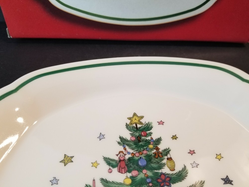 Happy Holidays by Nikko 10" Serving Tray with Box