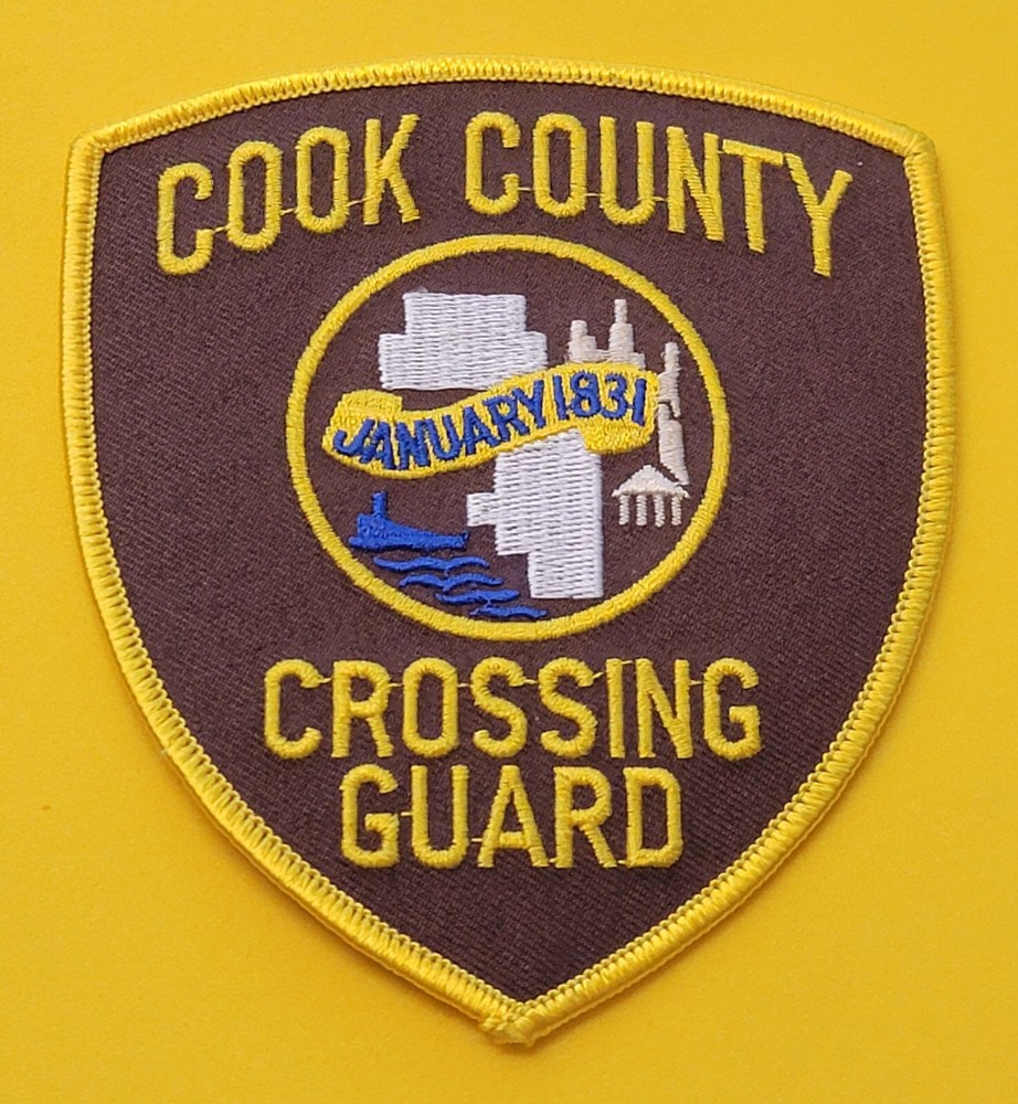 COOK COUNTY ILLINOIS SHERIFF'S CROSSING GUARD PATCH