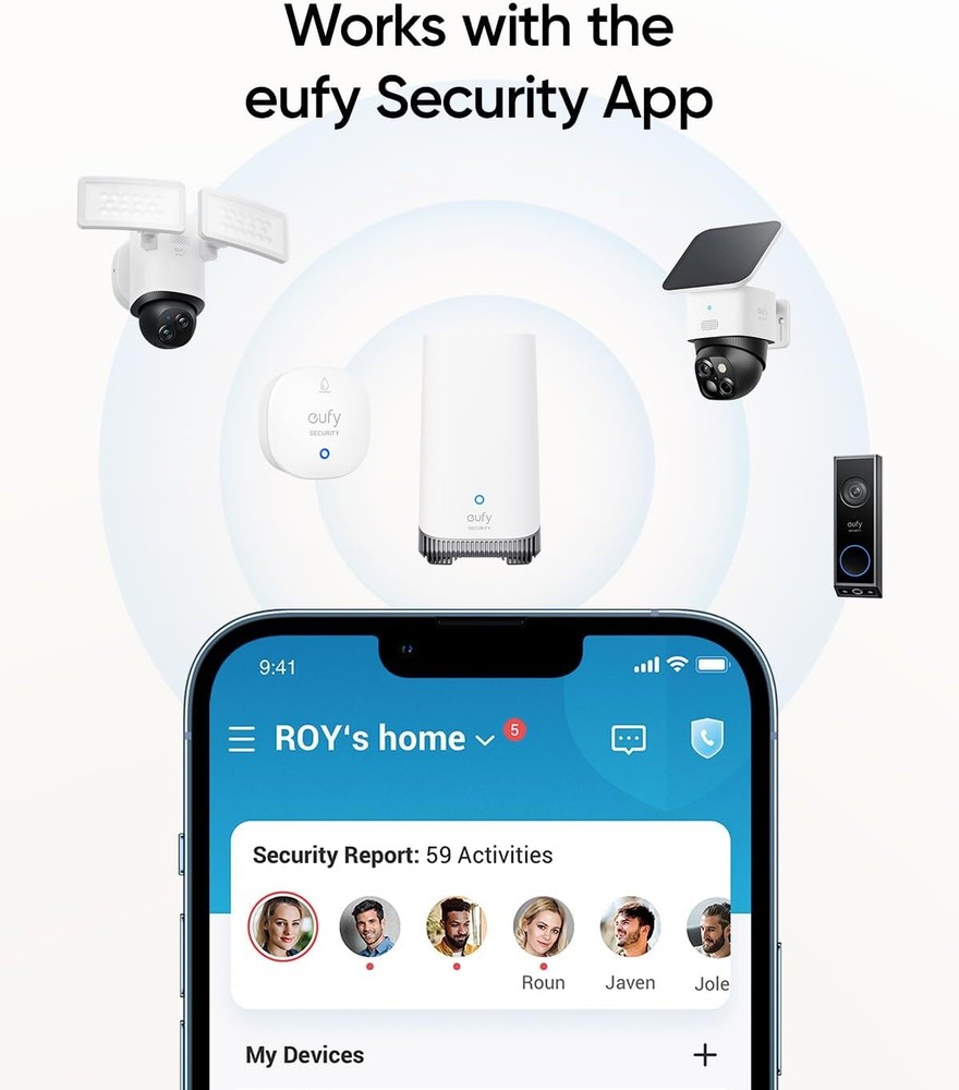 eufy Security Water and Freeze Sensor with Remote Alerts Waterproof App Control