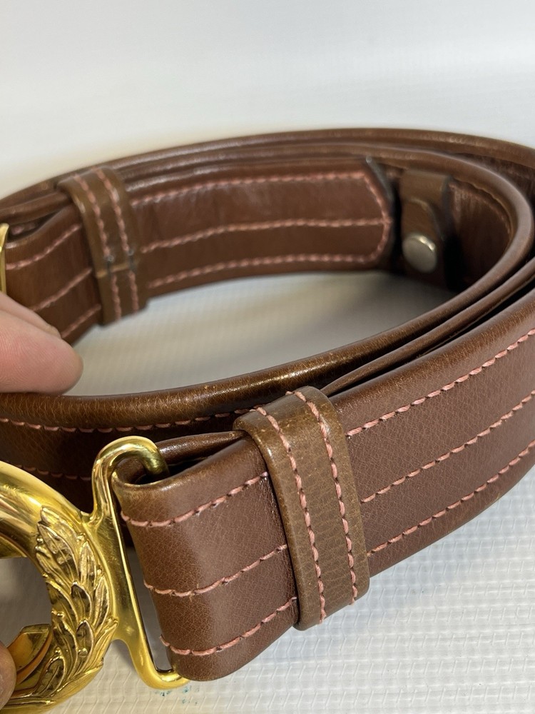 Original WWII US Army General Officer Belt & Holster Set Hickok Eagle Buckle