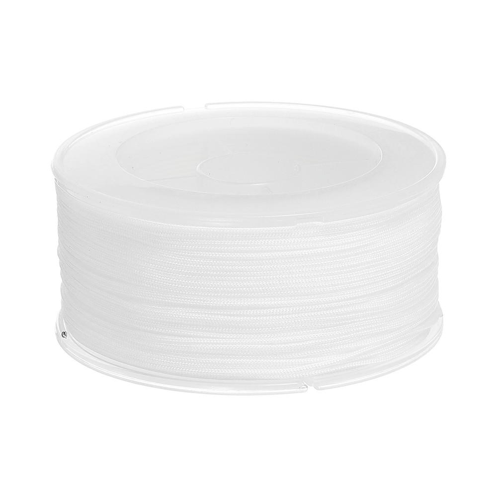 0.03 Inch x 71 Yards Nylon String Bracelet String Braided Nylon Thread White