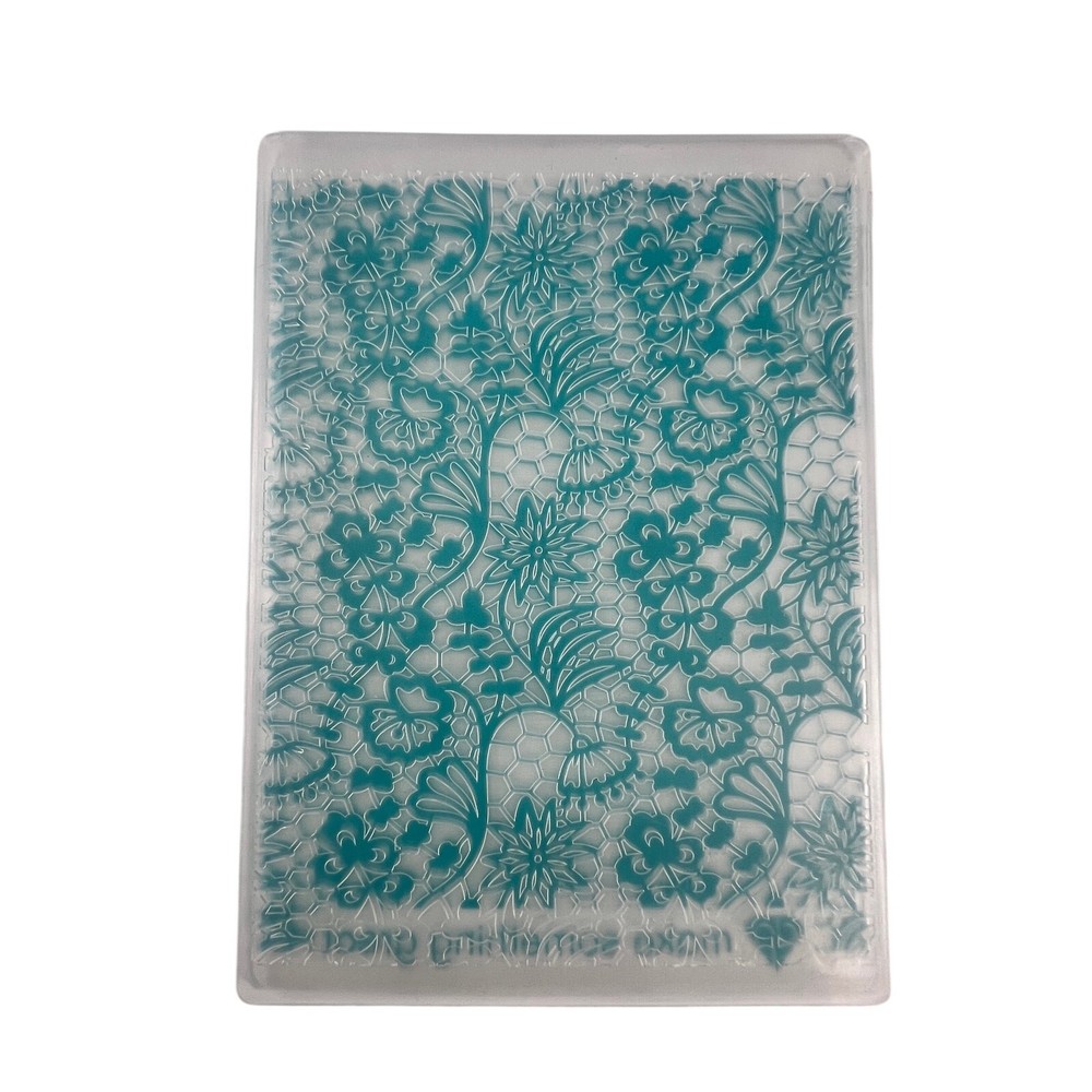 MAKE SOMETHING GREAT Embossing Folder Set Damask Lace Floral Card Making