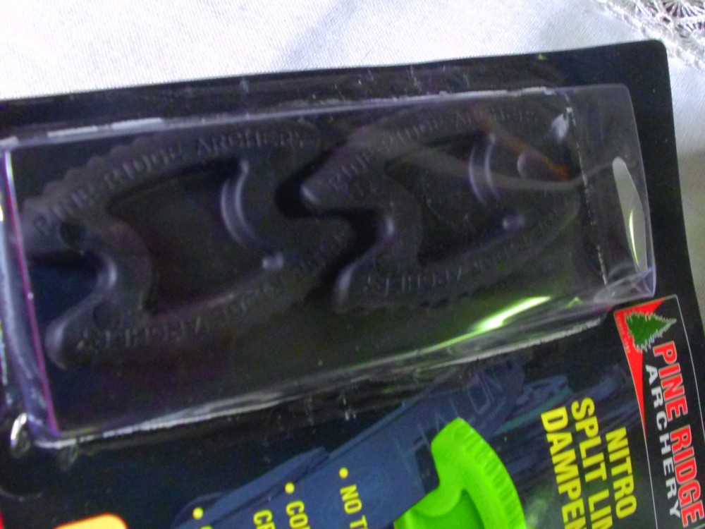 Pine Ridge Archery Nitro Split Limb Dampeners 2 Pack Black 2727-BK 40784