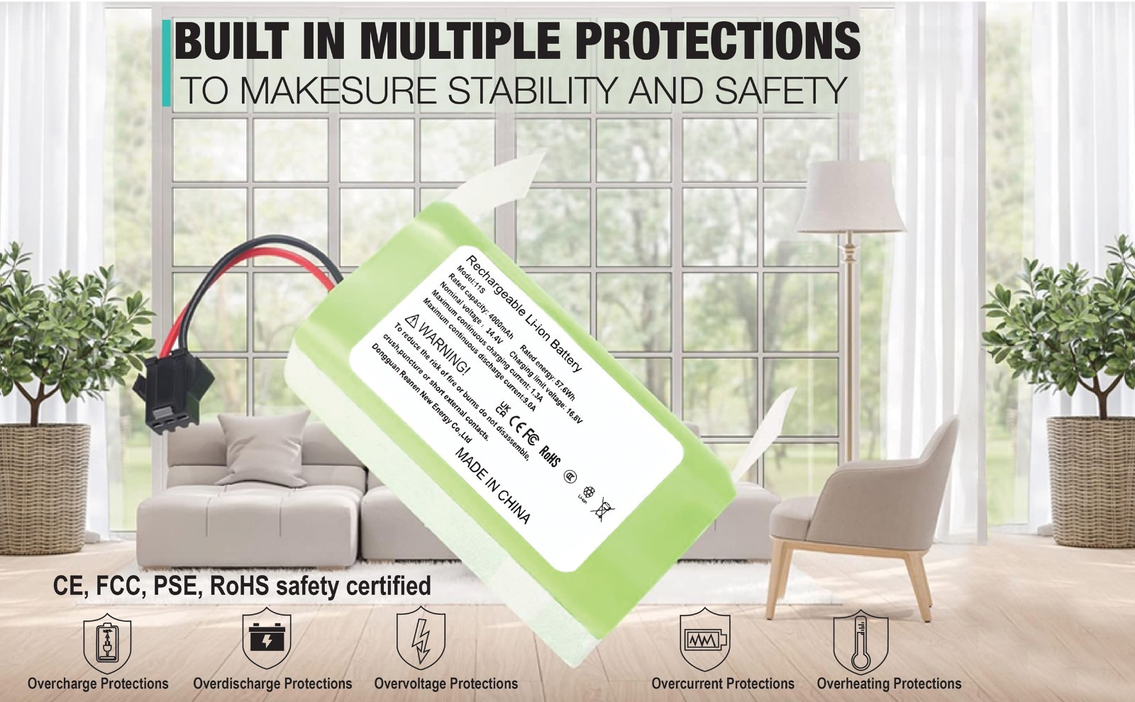 Eufy RoboVac 11S,11S Max, 12, 15T,15C,15C Max,25C,30,30C Max Battery Replacement