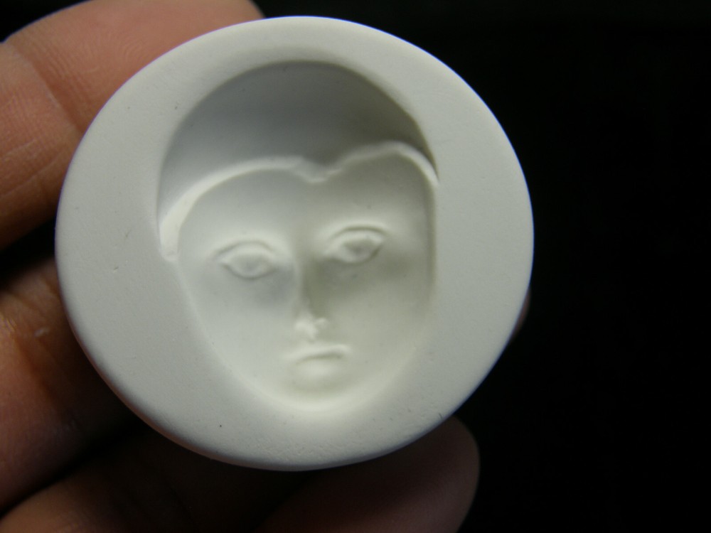 Goddess Face Polymer Clay Mold (MD1026)