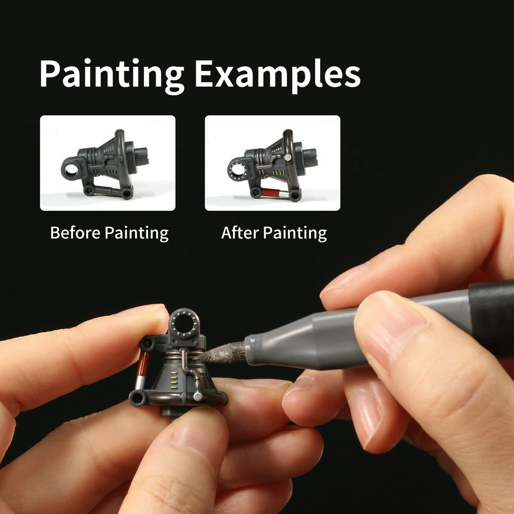 DSPIAE Soft Tip Marker Metallic Black MKM-01 - US