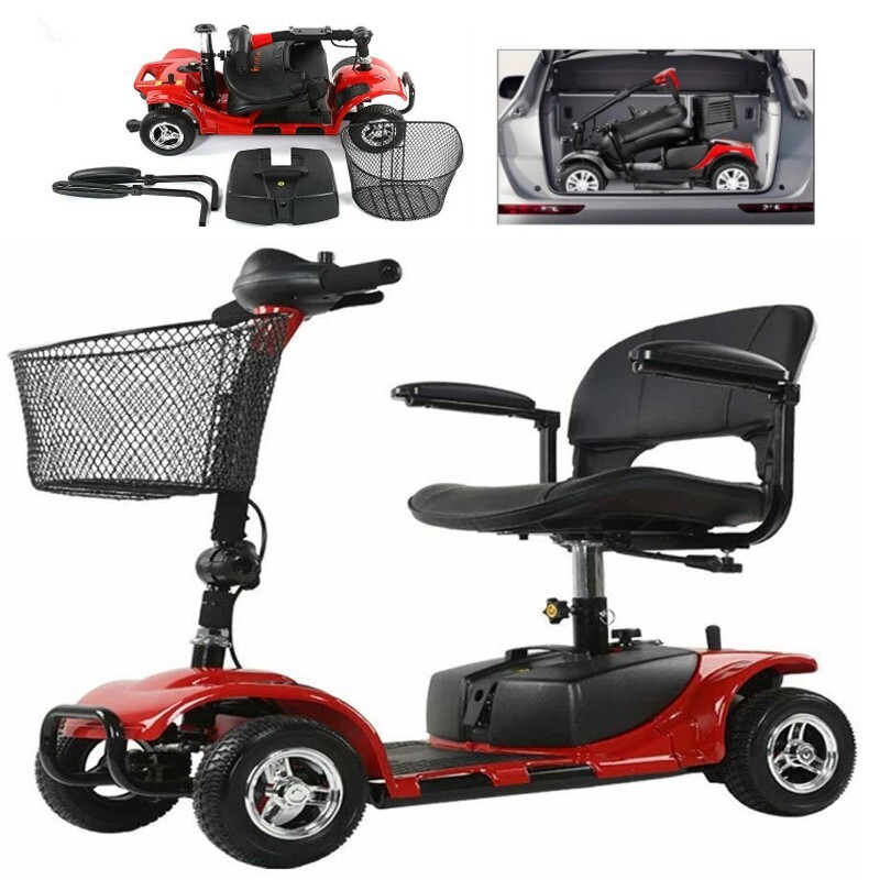 ENGWE 4 Wheel Powered Mobility Scooter 180W Heavy Duty Power Drive for Seniors