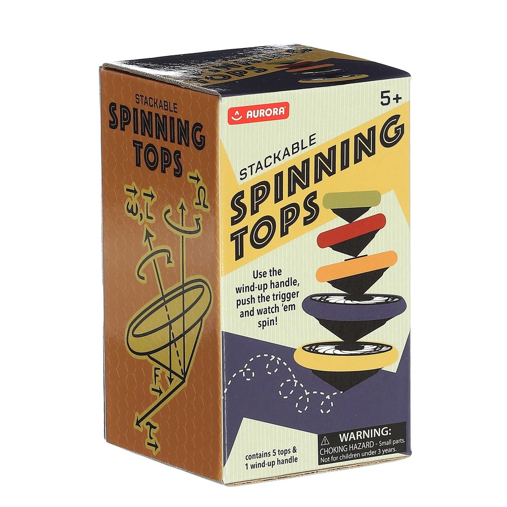 Aurora Toys - Stackable Spinning Tops Engaging Toy