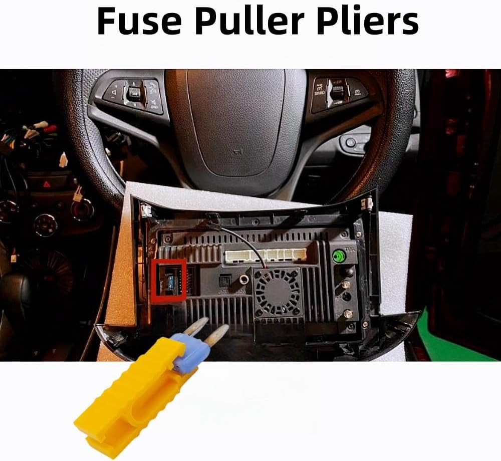 Relay Puller Pliers, 4-Pack Relay Fuse Puller Tools, Relay FMM Fuses Puller Auto