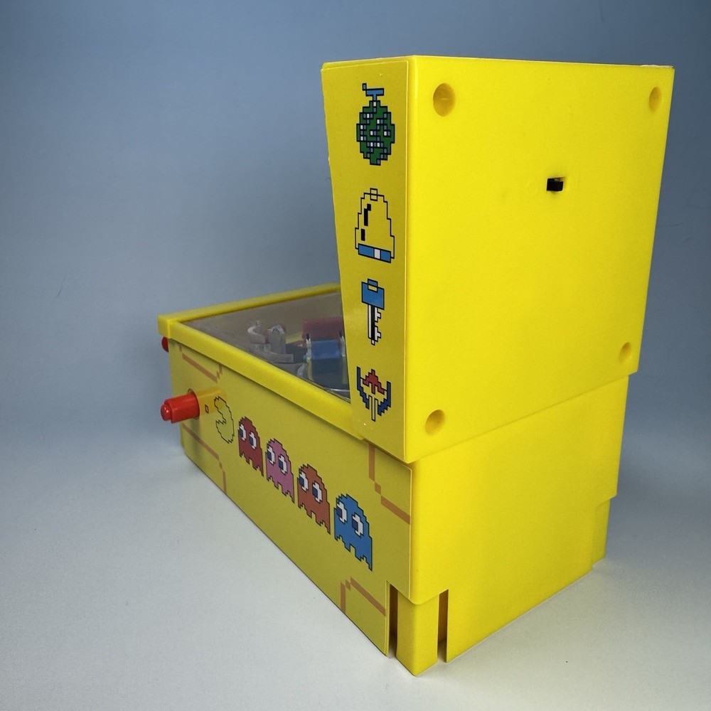 Pac-Man Mini Arcade Pinball Game PM002MS Electronic Tabletop - Tested & Working