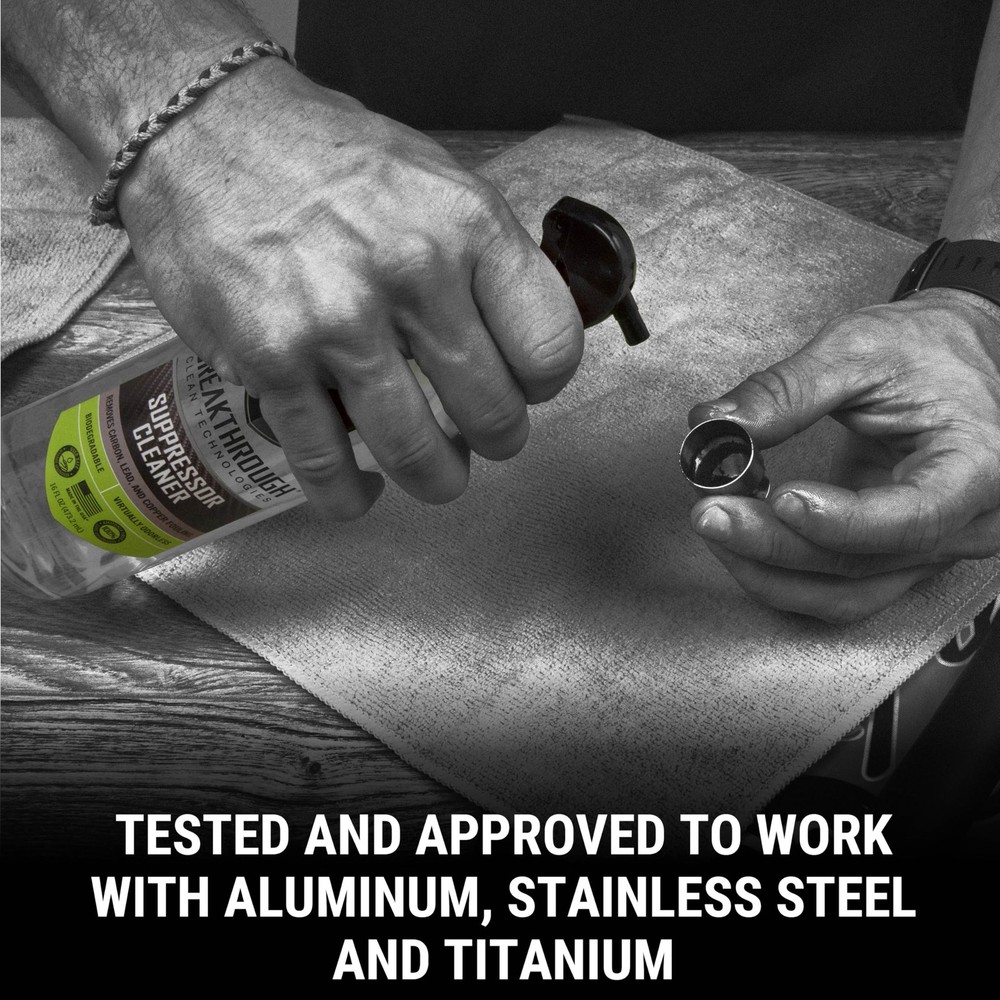 Breakthrough Clean Suppressor Cleaner - Heavy Carbon & Lead Remover