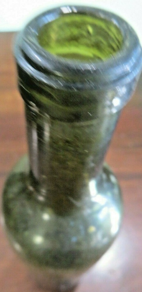 GREEN ANTIQUE BOTTLE DEEP PONTAIL