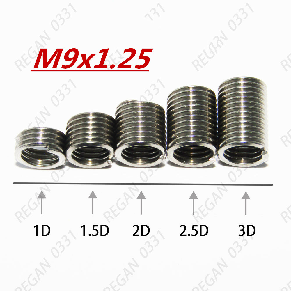304 Stainless Steel Thread Repair Wire Insert FINE THREAD Helicoil Thread Insert