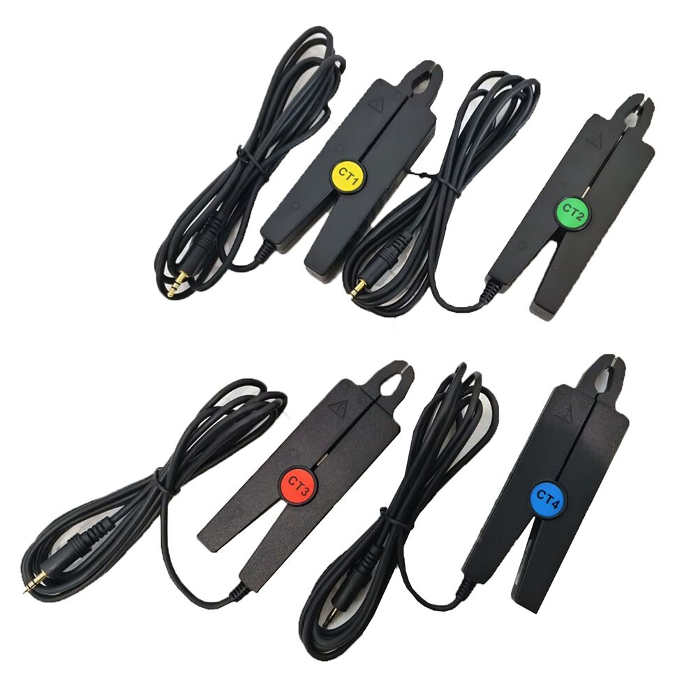 3 Phase Power Quality Meter with USB Interface AC Current Clamp Range 10mA~10.0A