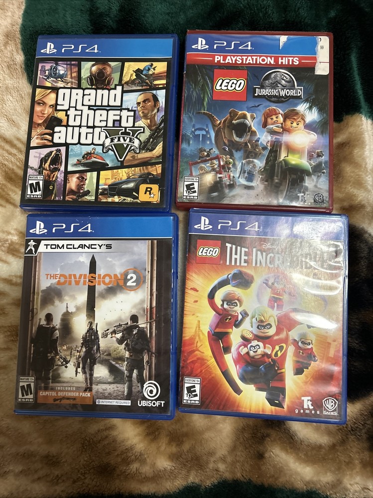 playstation 4 console used with games