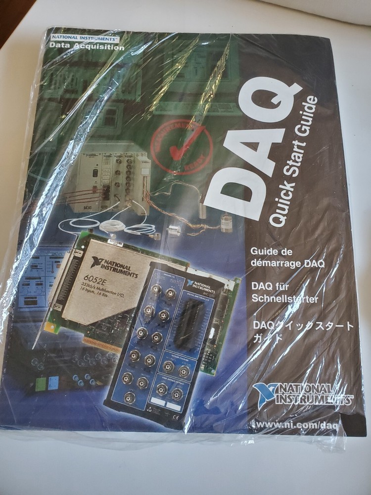 NATIONAL INSTRUMENTS NI-DAQ documentation SW Combo kit VER 6.8.1