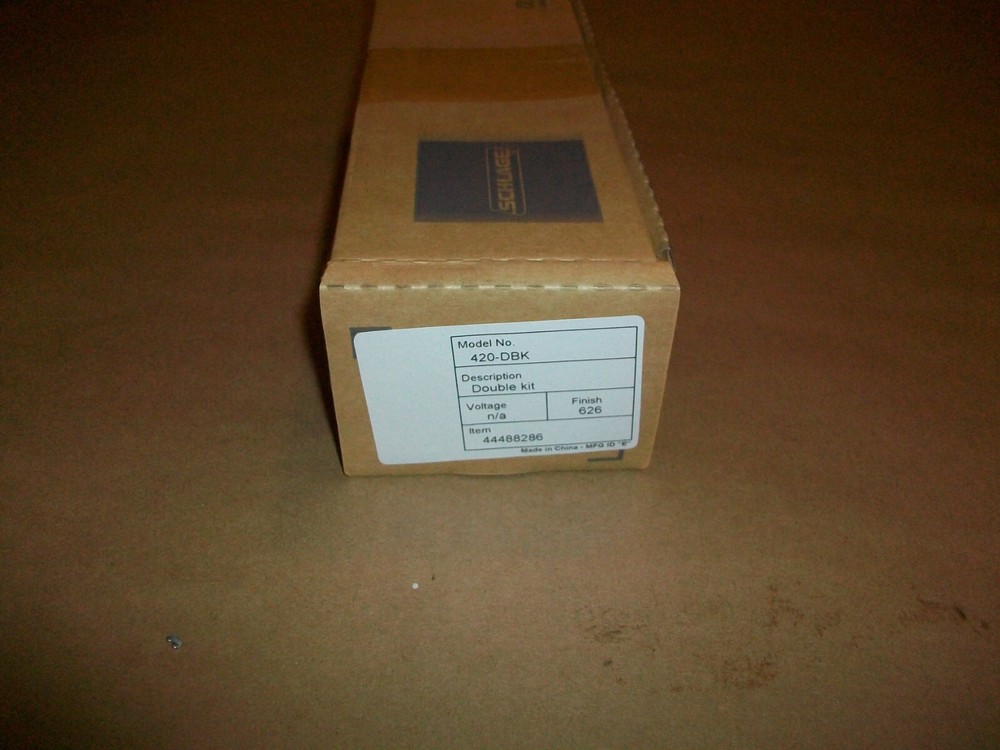 Schlage M420-DBK Electromagnetic Double Lock Adapter Kit NEW