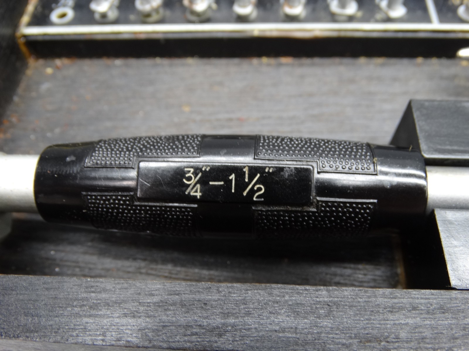 FOWLER Precision Bore Gauge .75in -1.50in Set with Dial Gage Japan