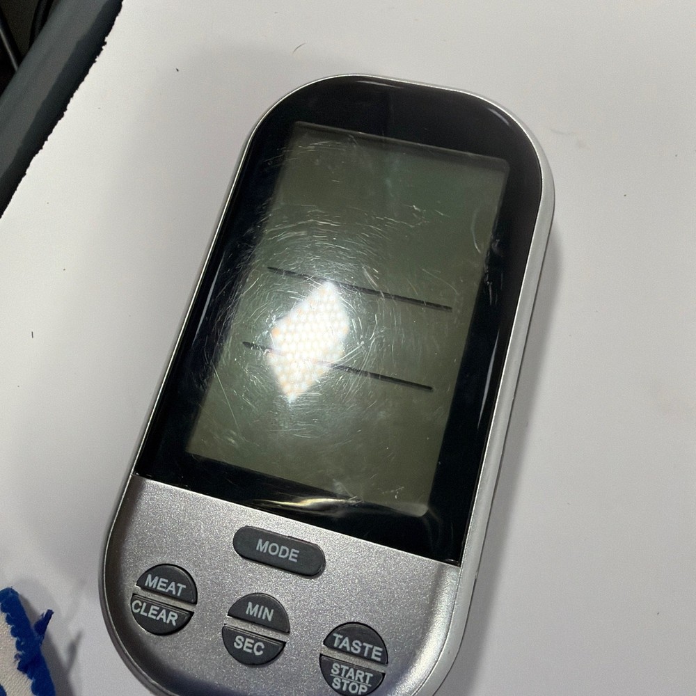 Wireless Remote Grill Meat Thermometer with Base and Probe Tested Working