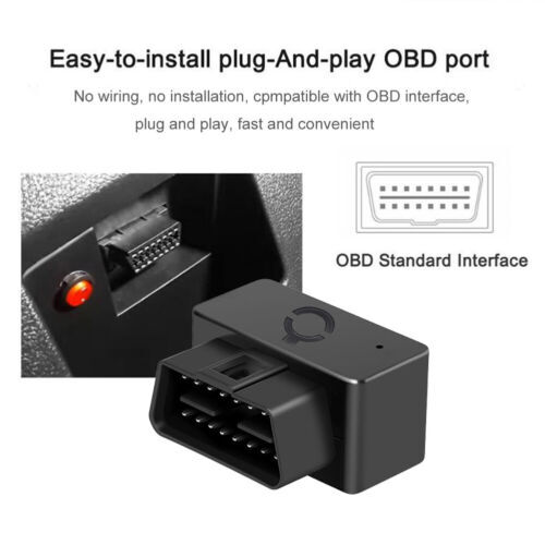 OBD2 GPS Tracker Real Time Vehicle Tracking Device GSM GPRS Vehicle Locator 4G