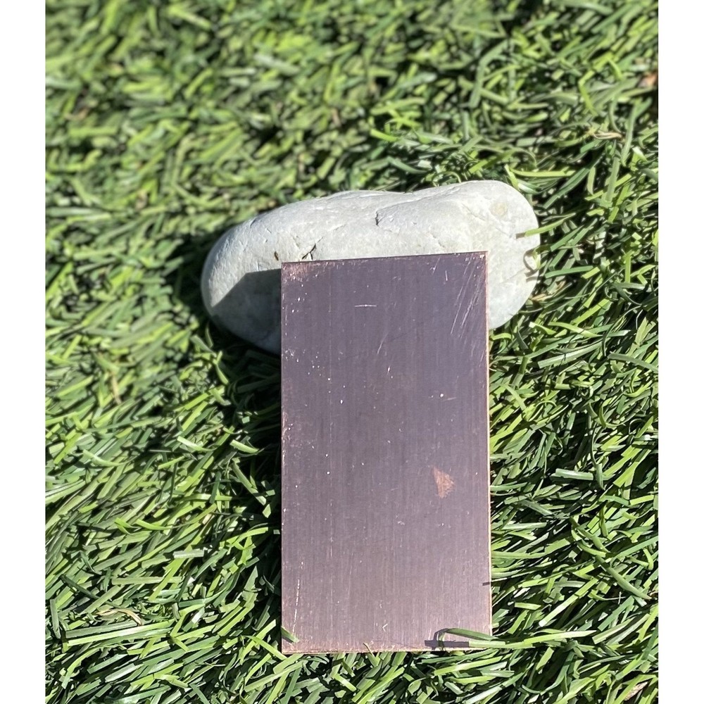 Rectangular Copper Stamping Blanks 1.25 "x 2.5" (Pack of 10)